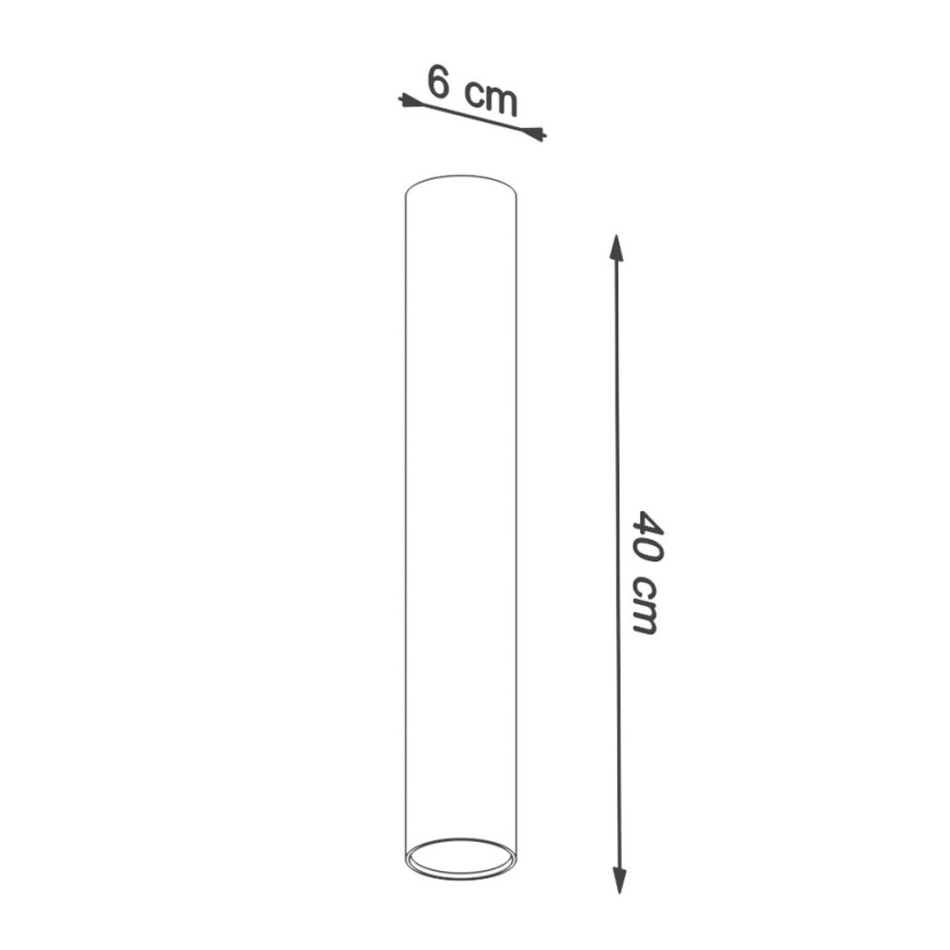 Bodové svietidlo LAGOS 1xGU10/10W/230V 40 cm biela