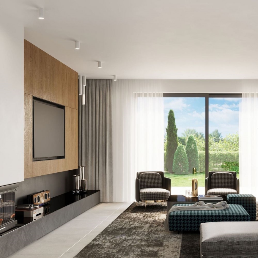 Bodové svietidlo LAGOS 1xGU10/10W/230V 60 cm biela