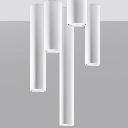 Bodové svietidlo LAGOS 1xGU10/10W/230V 60 cm biela