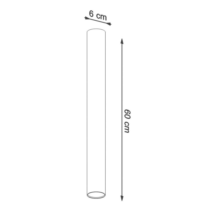 Bodové svietidlo LAGOS 1xGU10/10W/230V 60 cm biela