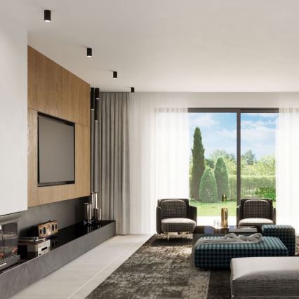 Bodové svietidlo LAGOS 1xGU10/10W/230V 40 cm čierna
