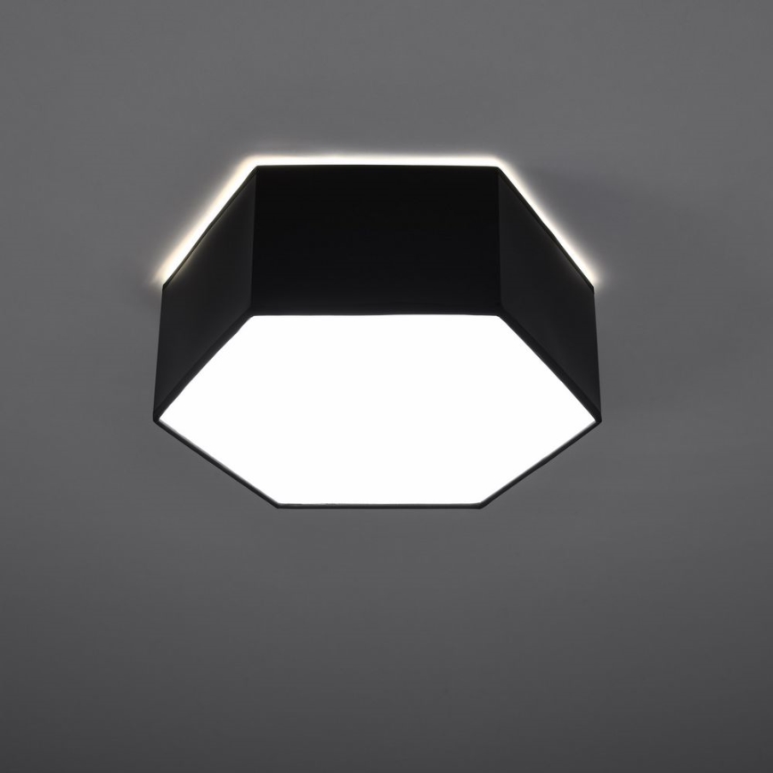 Stropné svietidlo SUNDE 2xE27/60W/230V 11,5 cm čierna