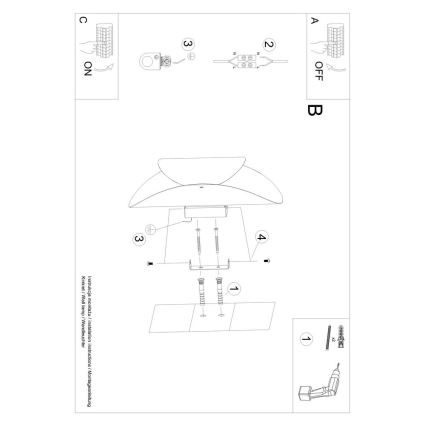 Nástenné svietidlo TEAR 1xG9/40W/230V biela