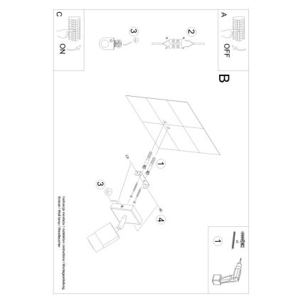 Nástenné bodové svietidlo NERO 1xGU10/40W/230V čierna/lesklý chróm