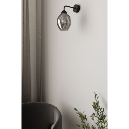 Nástenná lampa FILLAN 1xE27/60W/230V čierna