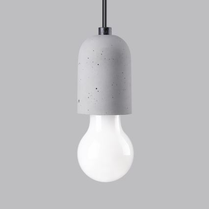 Luster na lanku NESO 1xE27/15W/230V pavúk betón