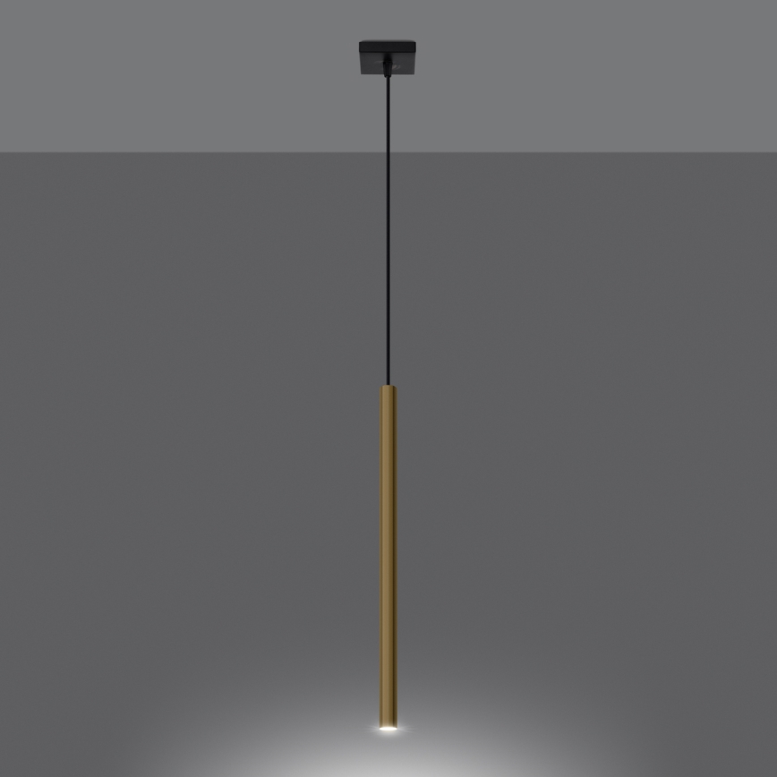 Luster na lanku PASTELO 1xG9/8W/230V zlatá