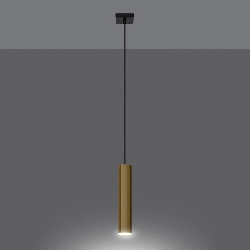 Luster na lanku LAGOS 1xGU10/10W/230V zlatá