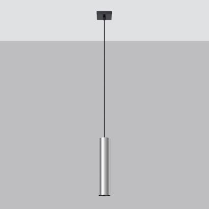 Luster na lanku LAGOS 1xGU10/10W/230V lesklý chróm