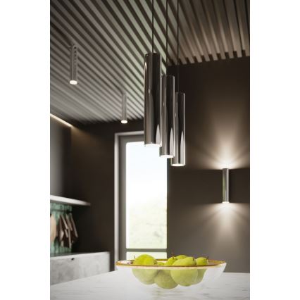 Luster na lanku LAGOS 1xGU10/10W/230V lesklý chróm