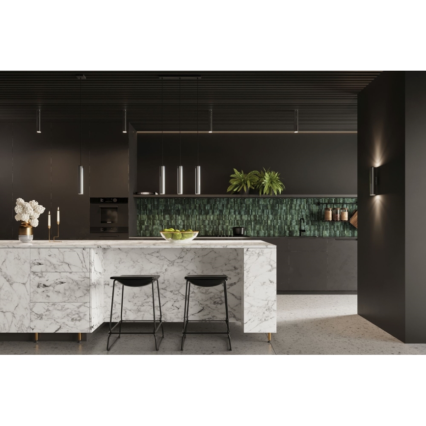 Luster na lanku LAGOS 1xGU10/10W/230V lesklý chróm