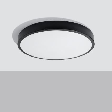 LED stropné svietidlo ONYX LED/48W/230V priemer 60 cm čierna