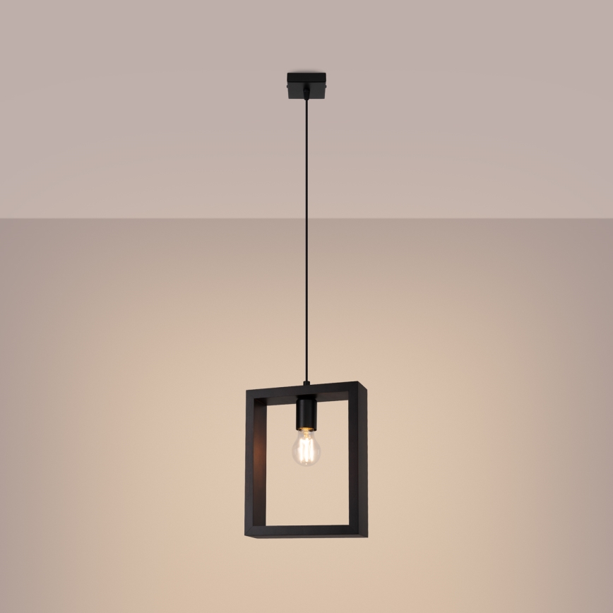 Luster na lanku ARIES 1xE27/15W/230V buk/wenge