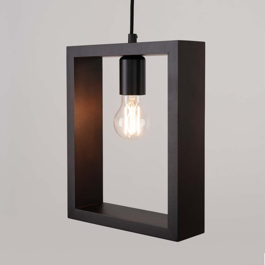 Luster na lanku ARIES 1xE27/15W/230V buk/wenge