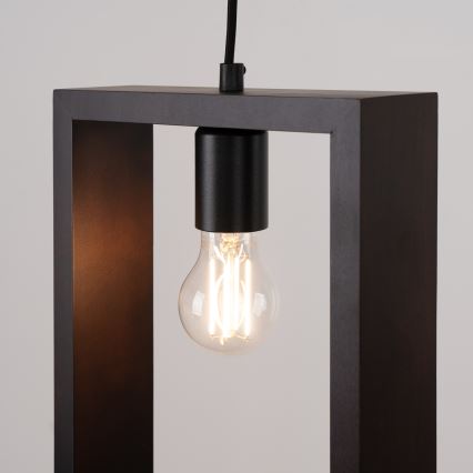 Luster na lanku ARIES 1xE27/15W/230V buk/wenge