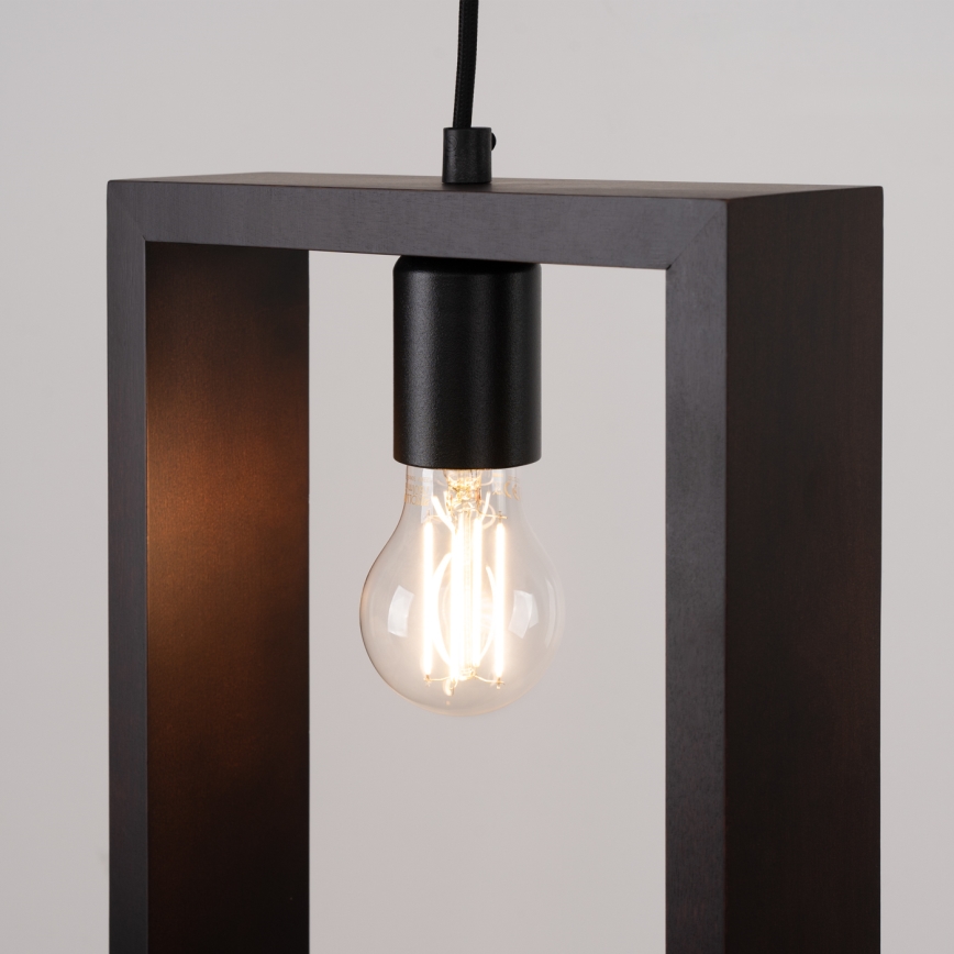 Luster na lanku ARIES 1xE27/15W/230V buk/wenge