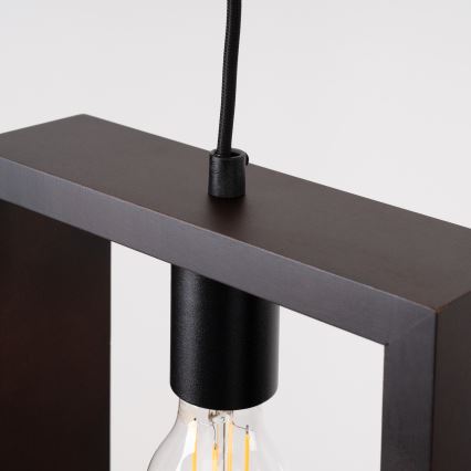 Luster na lanku ARIES 1xE27/15W/230V buk/wenge
