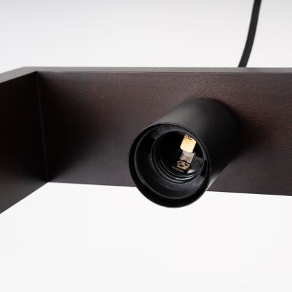 Luster na lanku ARIES 1xE27/15W/230V buk/wenge
