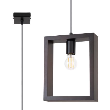 Luster na lanku ARIES 1xE27/15W/230V buk/wenge