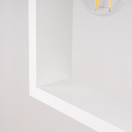 Luster na lanku ARIES 1xE27/15W/230V buk/biela