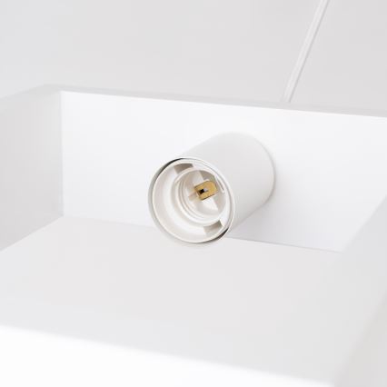 Luster na lanku ARIES 1xE27/15W/230V buk/biela