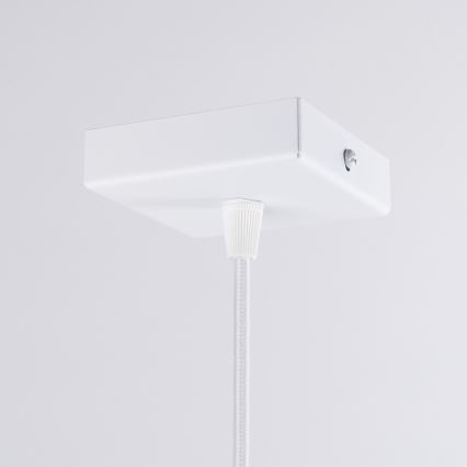 Luster na lanku ARIES 1xE27/15W/230V buk/biela