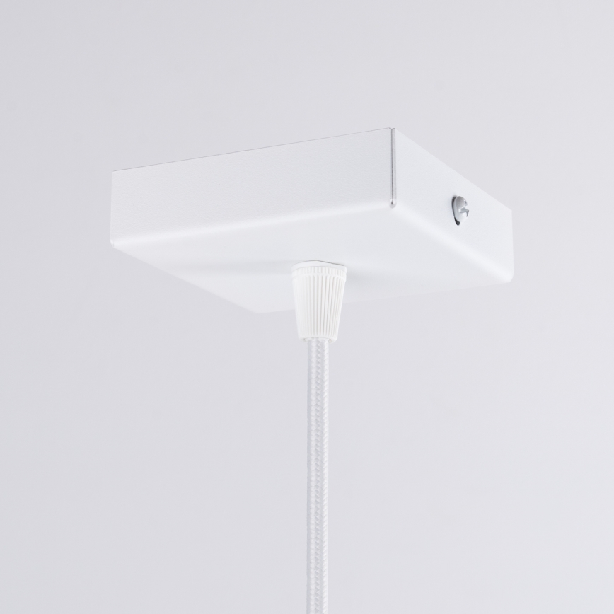 Luster na lanku ARIES 1xE27/15W/230V buk/biela