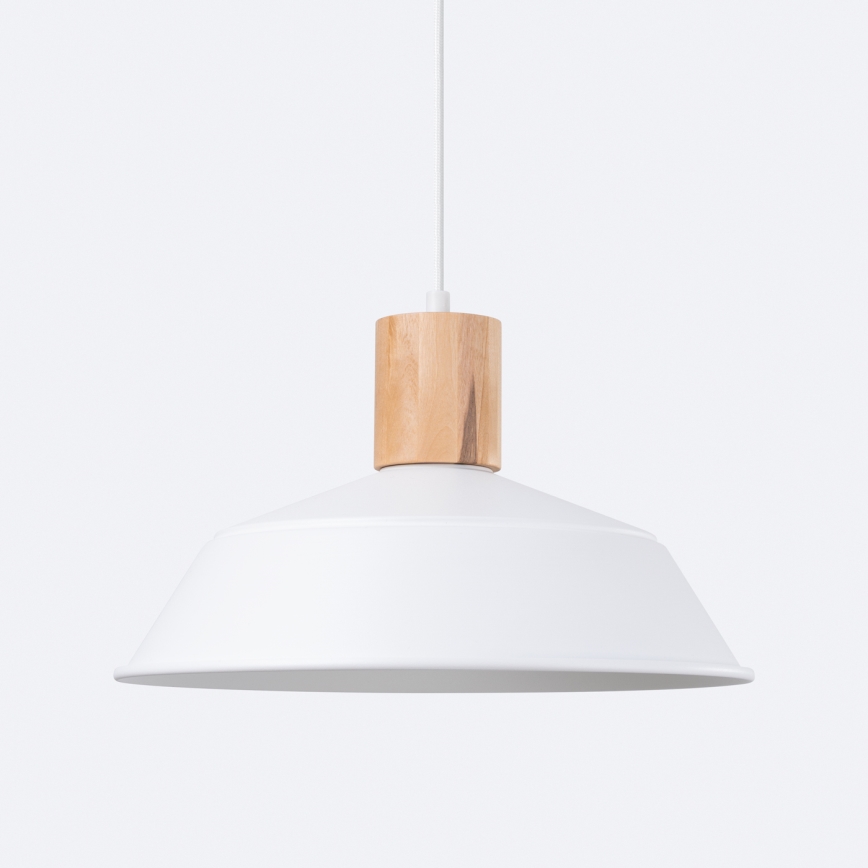 Luster na lanku FANO 1xE27/15W/230V pr. 34 cm biela