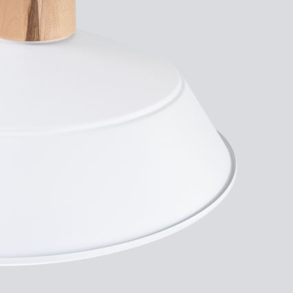 Luster na lanku FANO 1xE27/15W/230V pr. 34 cm biela