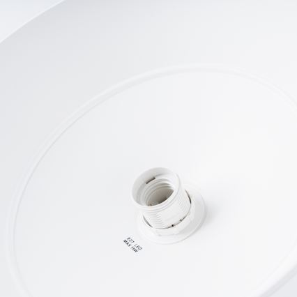 Luster na lanku FANO 1xE27/15W/230V pr. 34 cm biela
