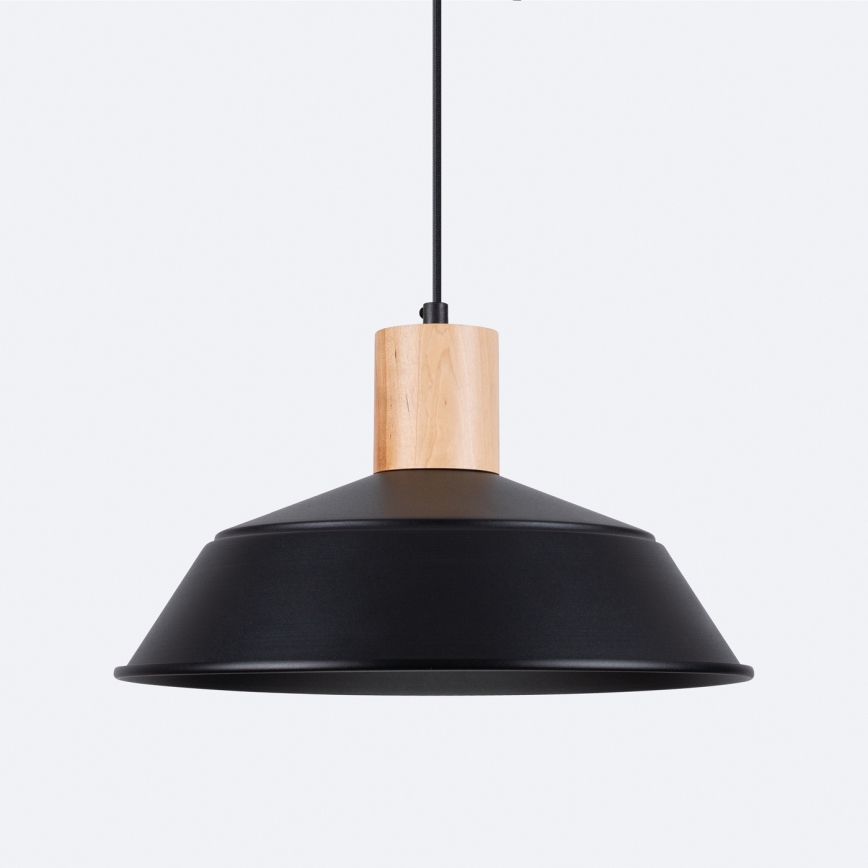 Luster na lanku FANO 1xE27/15W/230V pr. 34 cm čierna