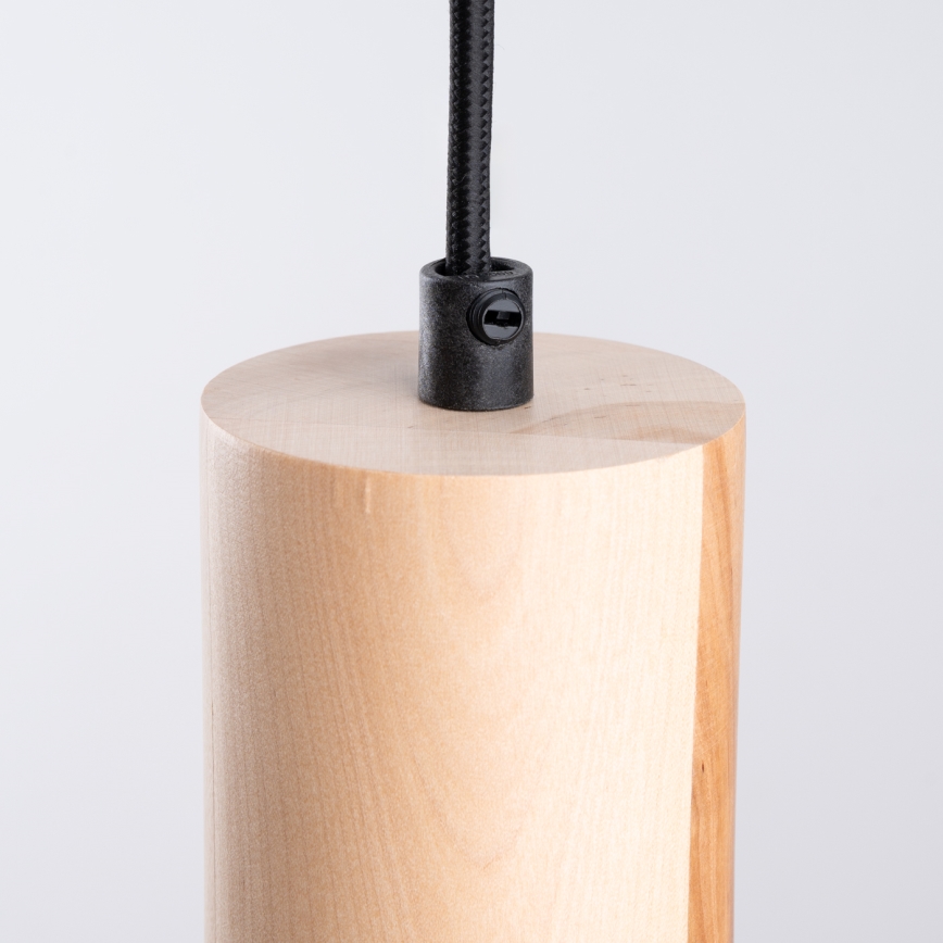 Luster na lanku FANO 1xE27/15W/230V pr. 34 cm čierna