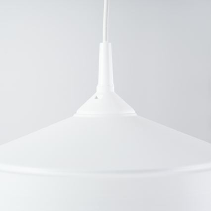 Luster na lanku FRIKA 1xE27/15W/230V pr. 34 cm biela