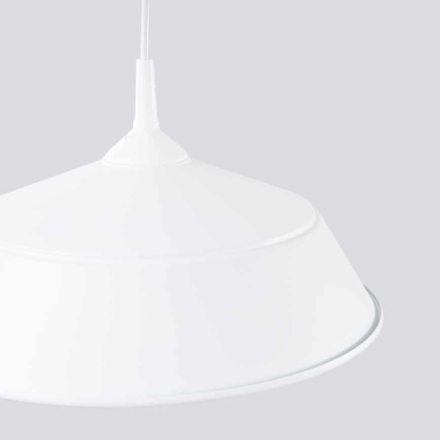 Luster na lanku FRIKA 1xE27/15W/230V pr. 34 cm biela