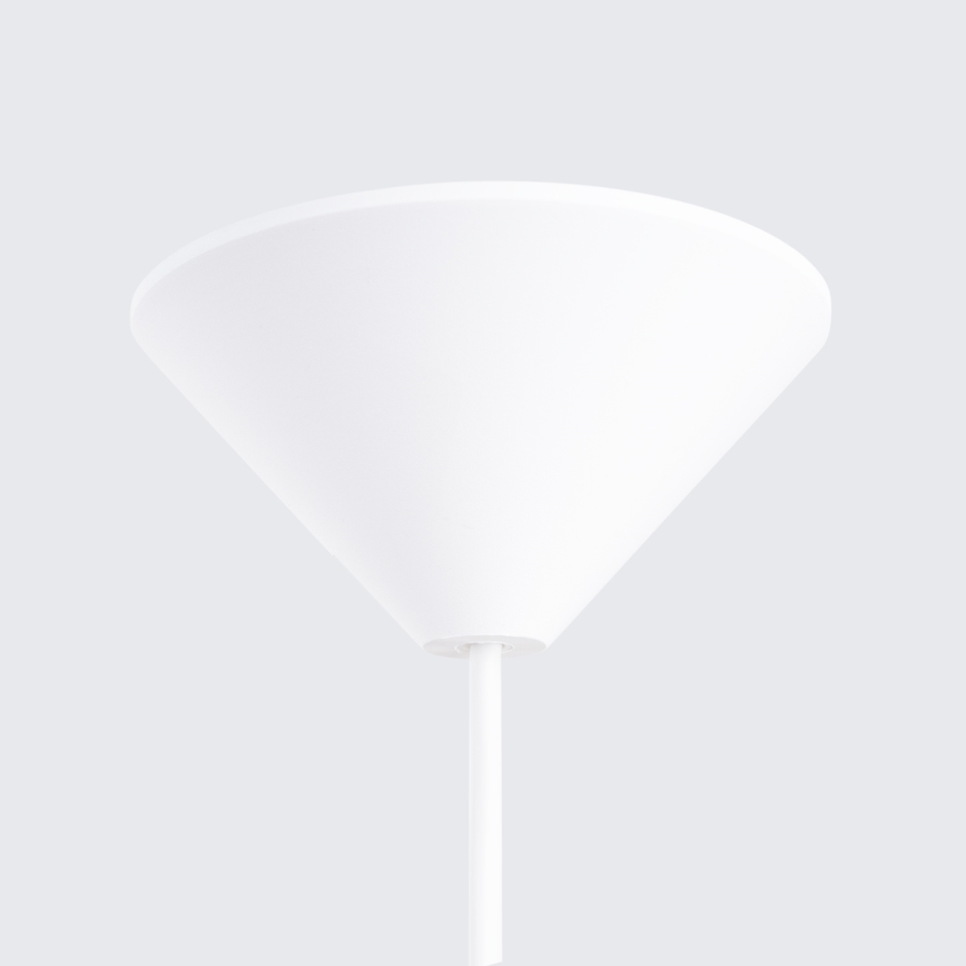 Luster na lanku FRIKA 1xE27/15W/230V pr. 34 cm biela