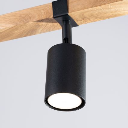 Bodové svietidlo FAGER 3xGU10/10W/230V čierna