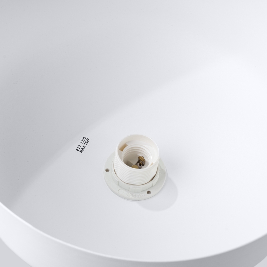 Luster na lanku MARION 1xE27/15W/230V pr. 29,5 cm biela