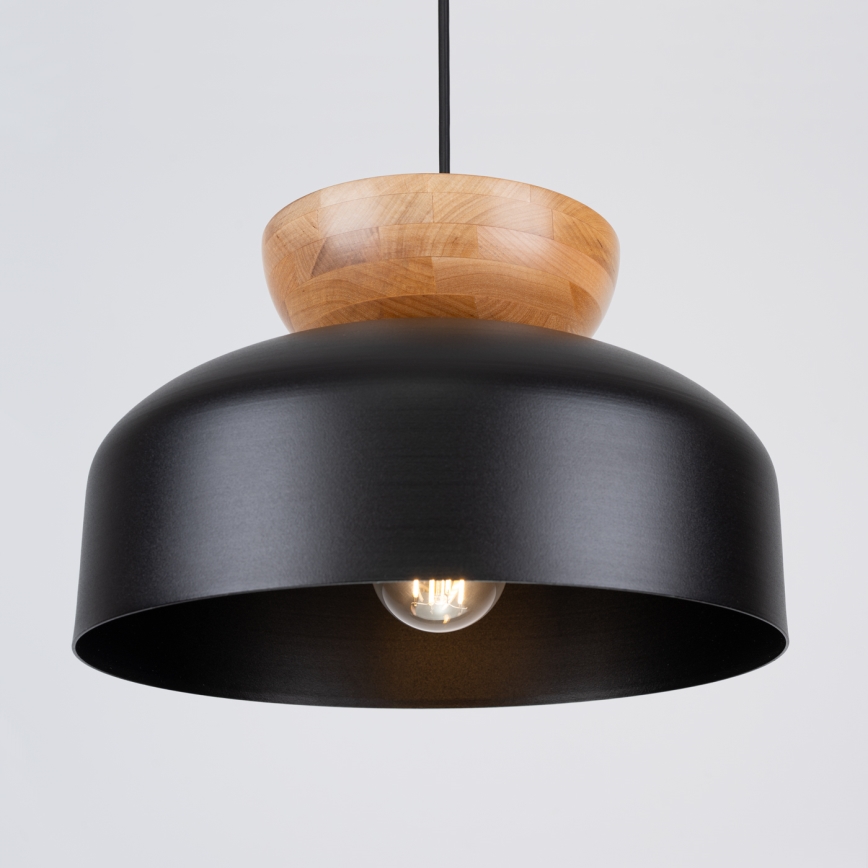 Luster na lanku MARION 1xE27/15W/230V pr. 29,5 cm čierna