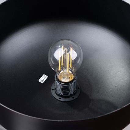 Luster na lanku MARION 1xE27/15W/230V pr. 29,5 cm čierna