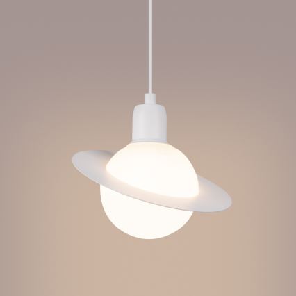 Luster na lanku HYPERION 1xG9/8W/230V biela