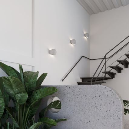 Nástenné svietidlo GLOBE 2xG9/8W/230V betón/šedá