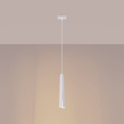 Luster na lanku PRYSM 1xG9/8W/230V biela