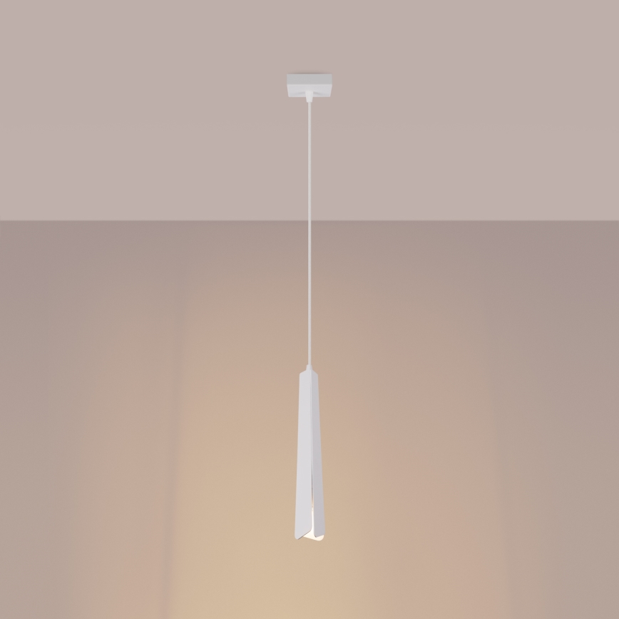 Luster na lanku PRYSM 1xG9/8W/230V biela