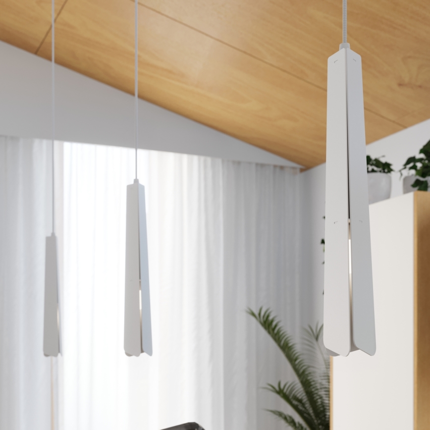 Luster na lanku PRYSM 1xG9/8W/230V biela