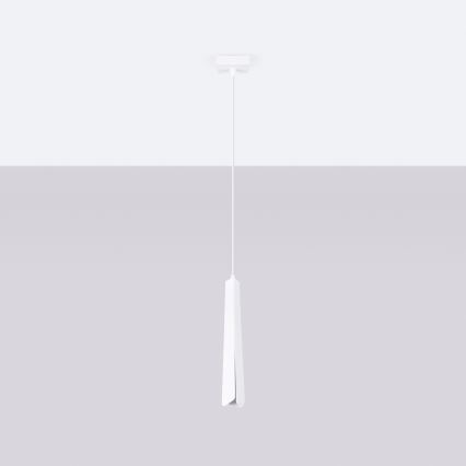 Luster na lanku PRYSM 1xG9/8W/230V biela