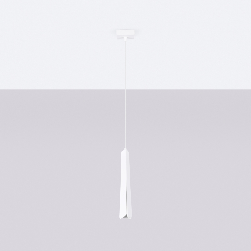 Luster na lanku PRYSM 1xG9/8W/230V biela