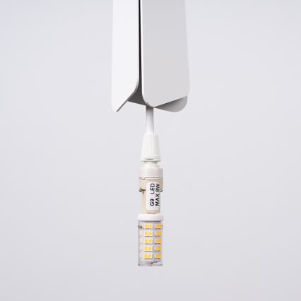 Luster na lanku PRYSM 1xG9/8W/230V biela