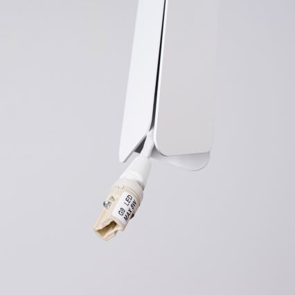 Luster na lanku PRYSM 1xG9/8W/230V biela