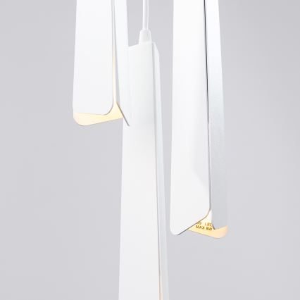 Luster na lanku PRYSM 3xG9/8W/230V biela