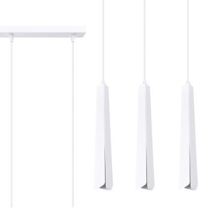 Luster na lanku PRYSM 3xG9/8W/230V biela